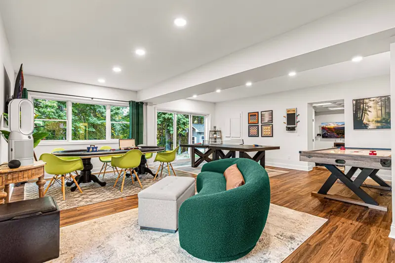 Lower level game room