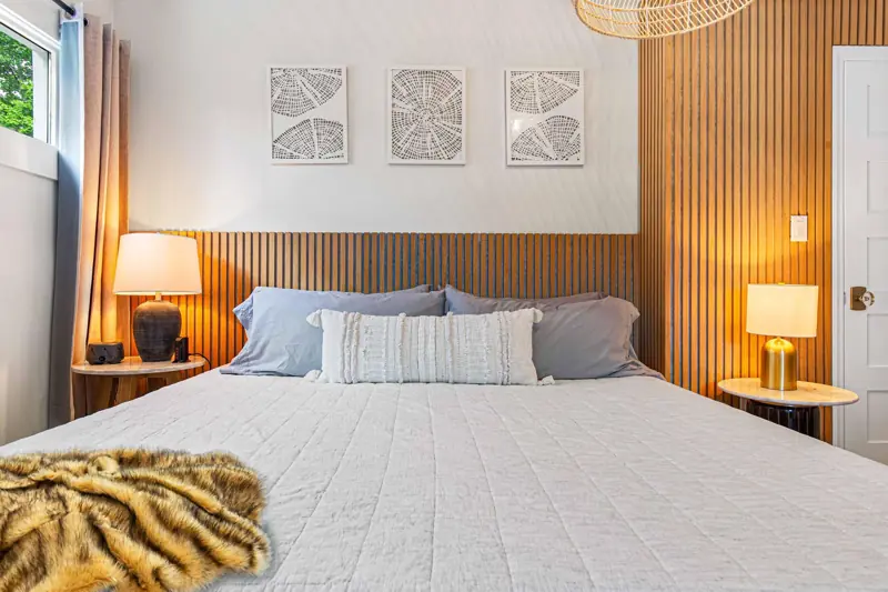 Upper-level bedroom two — king