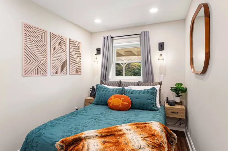 Lower-level queen suite