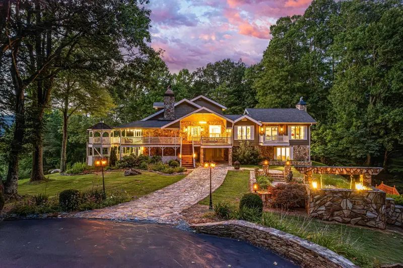 The estate at twilight